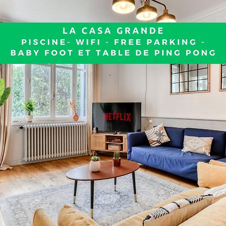 Villa La Casa Grande - Piscine - Wifi - Parking Carcassonne Esterno foto